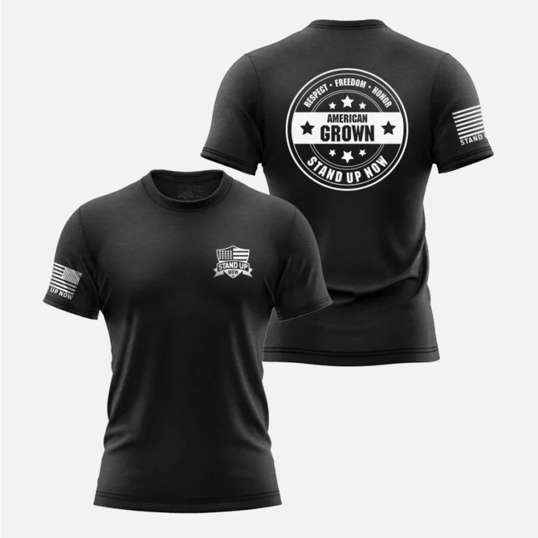 AMERICAN GROWN TEE SHIRT 100% Cottom