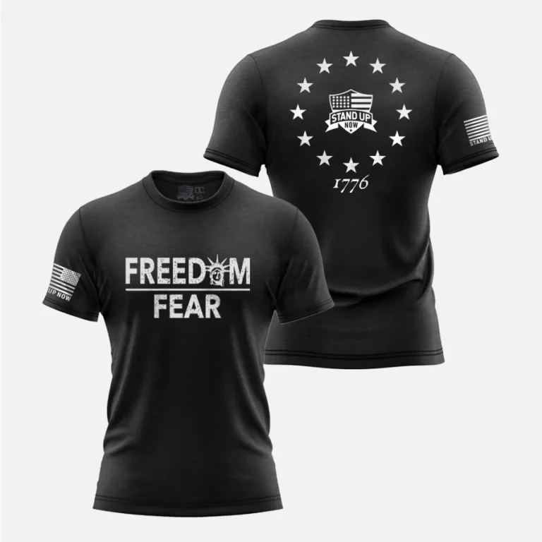 FREEDOM OVER FEAR T-SHIRT