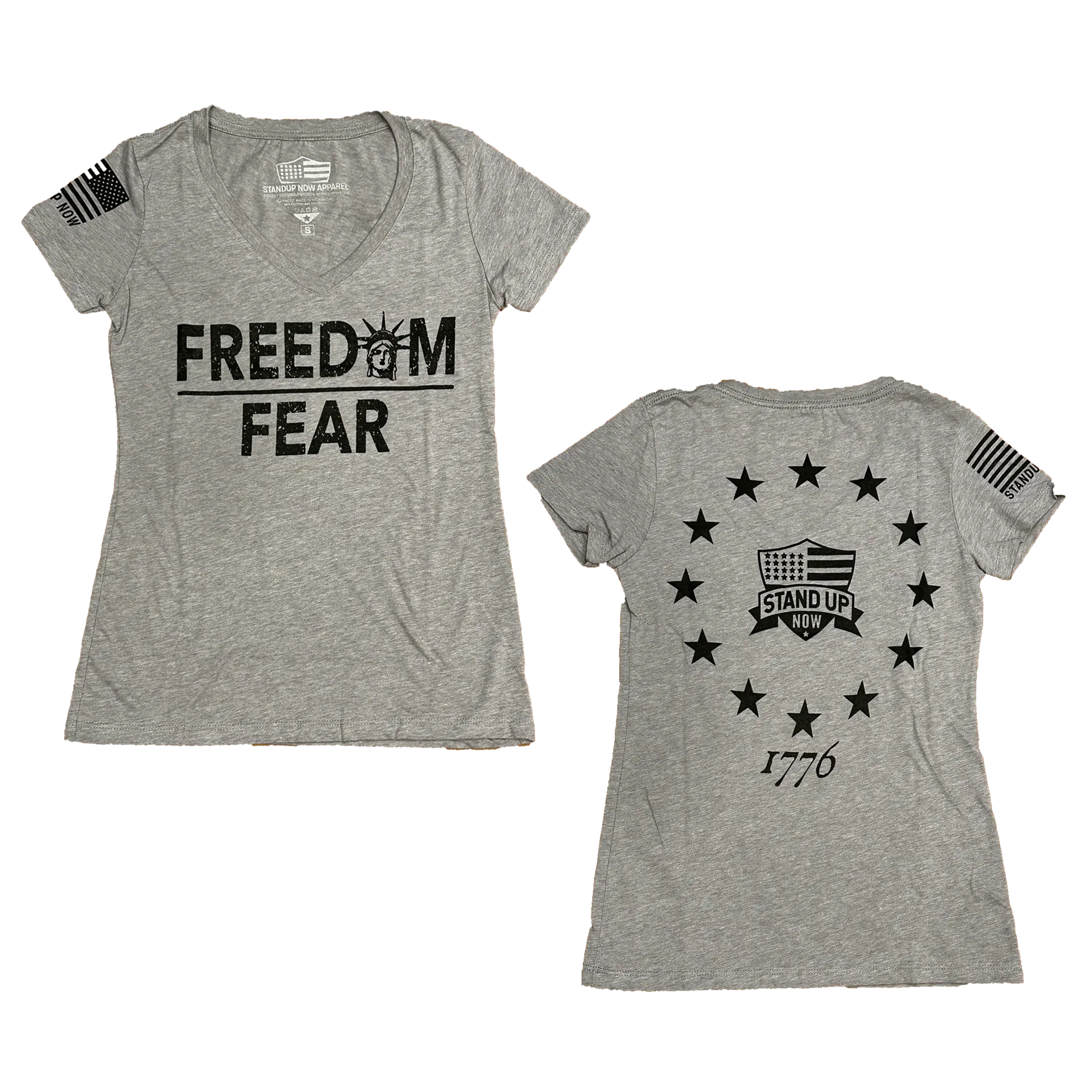 FREEDOM OVER FEAR WOMEN'S V-NECK