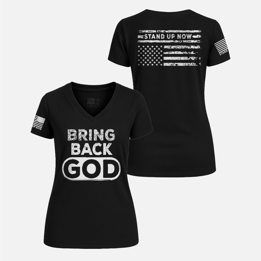 BRING BACK GOD WOMEN’S V-NECK