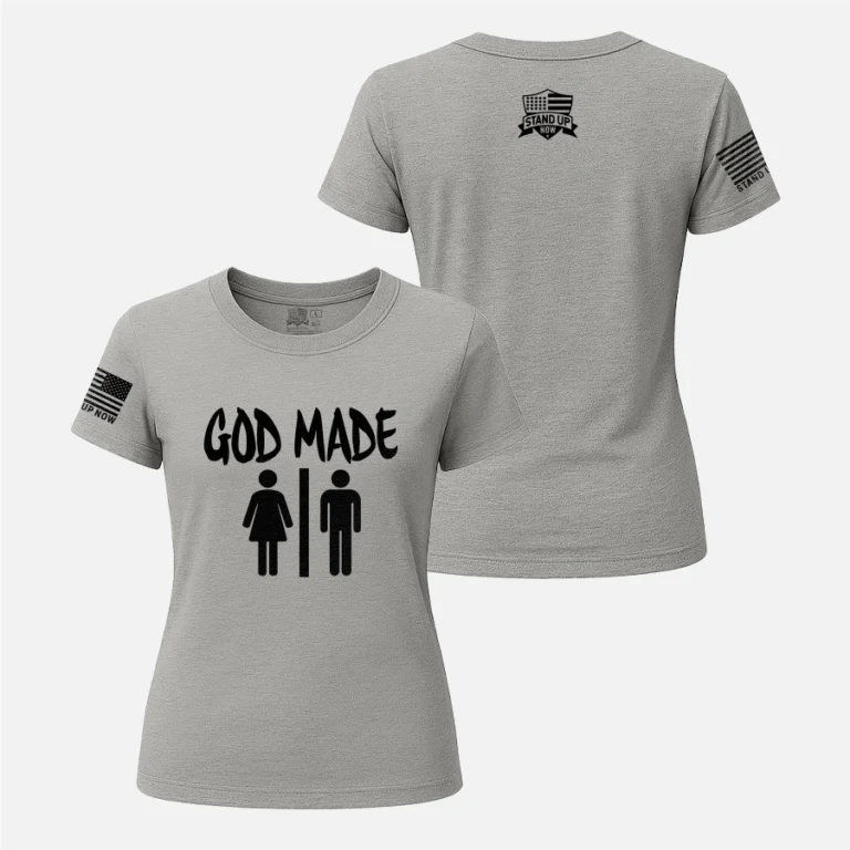 GOD MADE MAN & WOMAN – WOMEN’S SHIRT