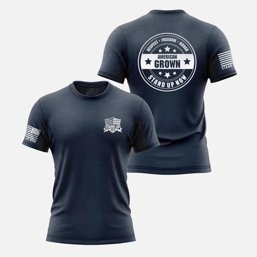 AMERICAN GROWN TEE SHIRT 100% Cottom