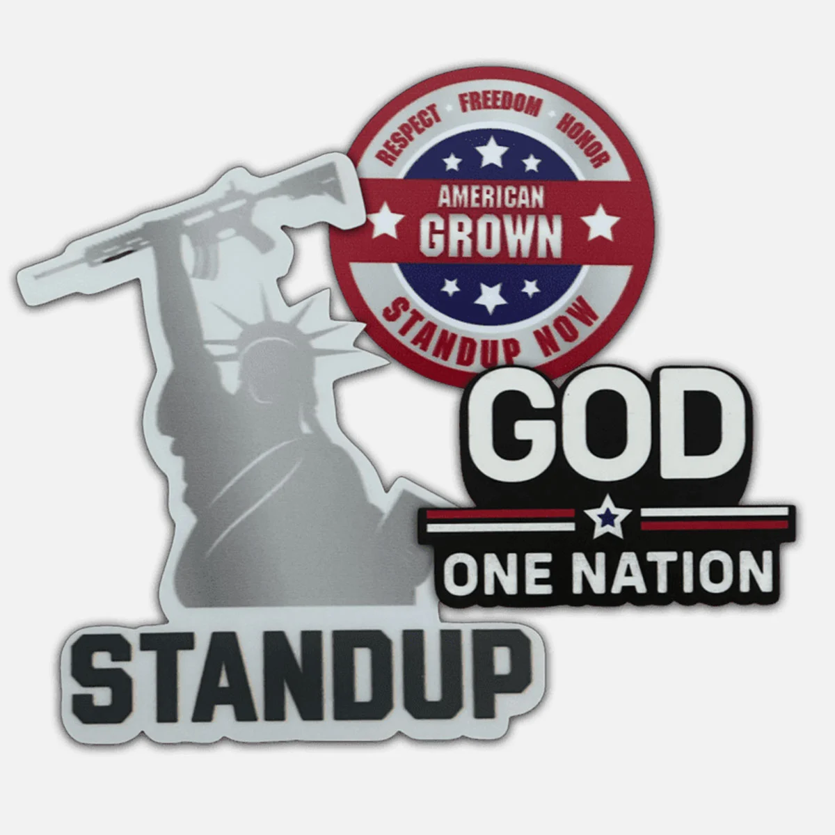 PATRIOT PACK 3-STICKER BUNDLE