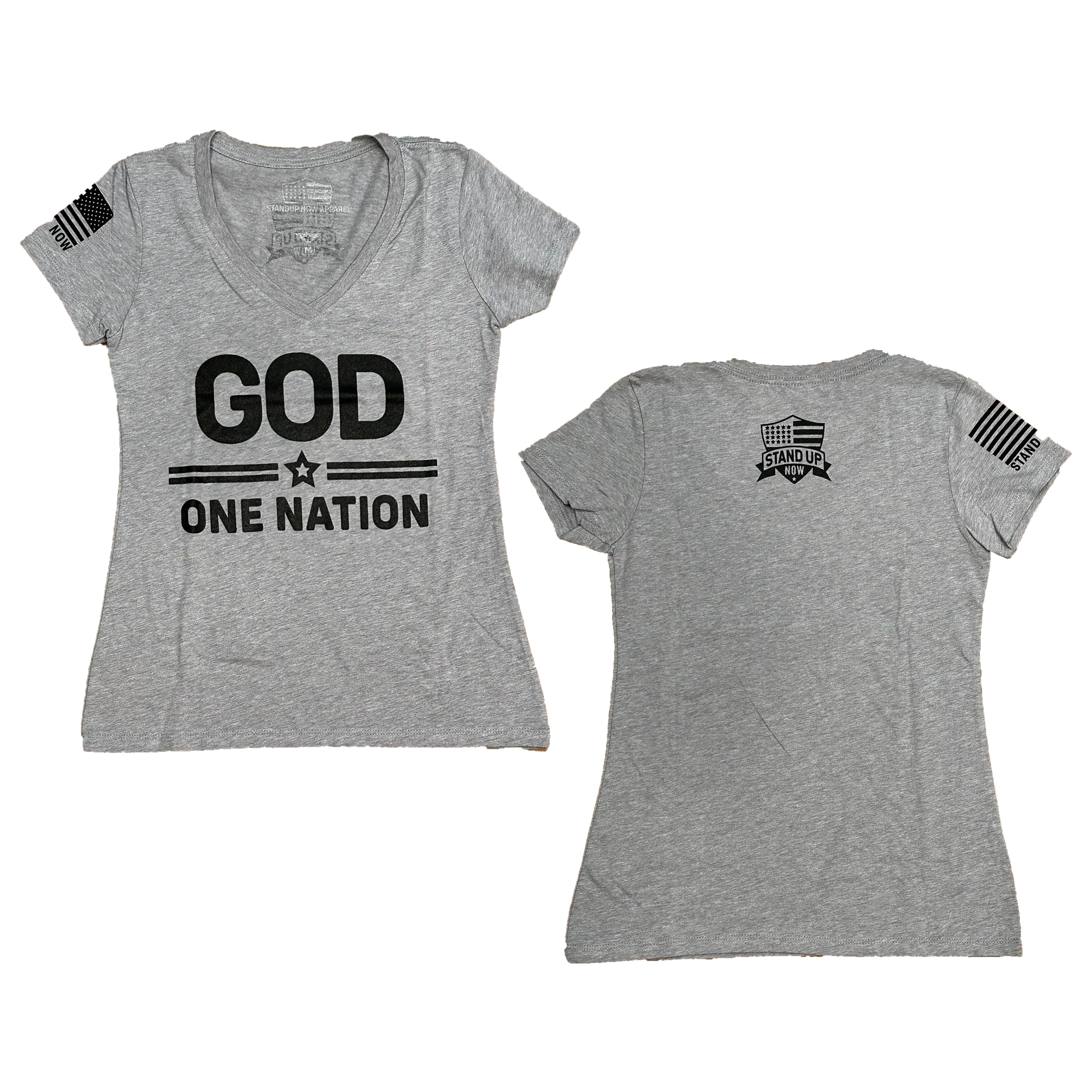 ONE NATION under GOD WOMEN'S V-NECK