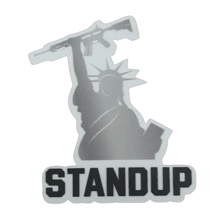 DEFEND THE 2ND AMENDMENT STAND UP STICKER