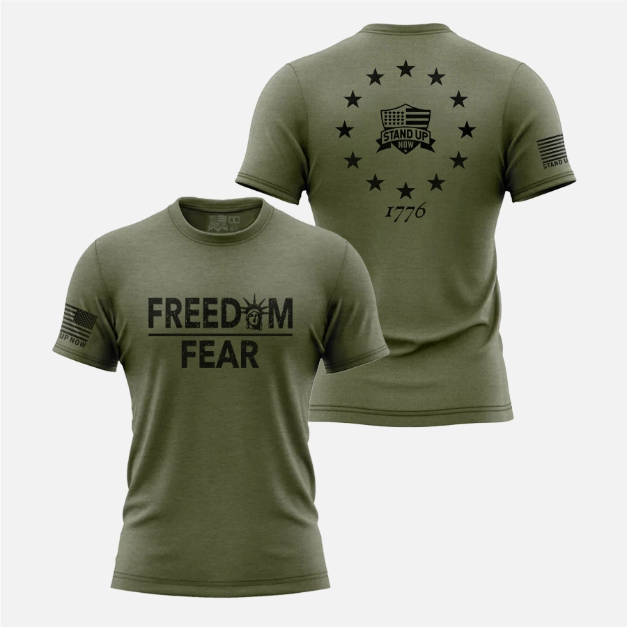 FREEDOM OVER FEAR T-SHIRT