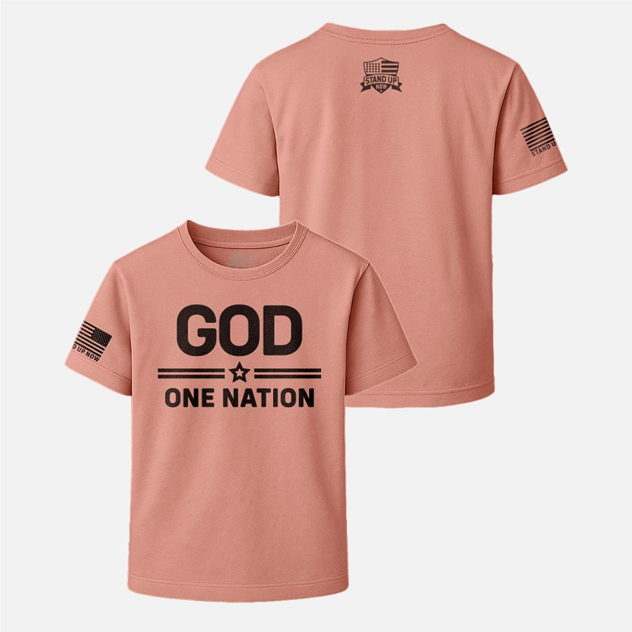 ONE NATION UNDER GOD KIDS SHIRT