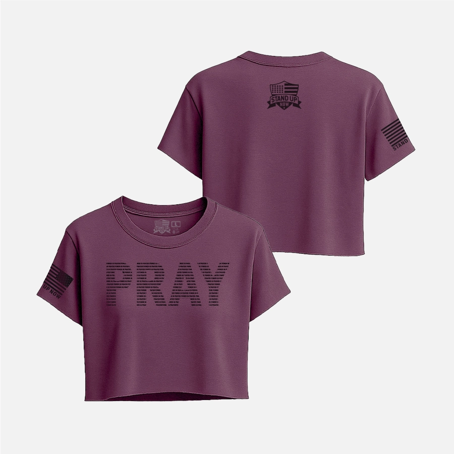 PRAY – POWER IN PRAYER CROP TOP