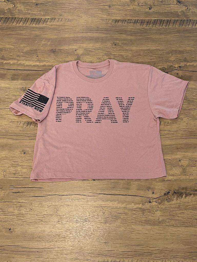 PRAY - Power in Prayer, CROP TOP