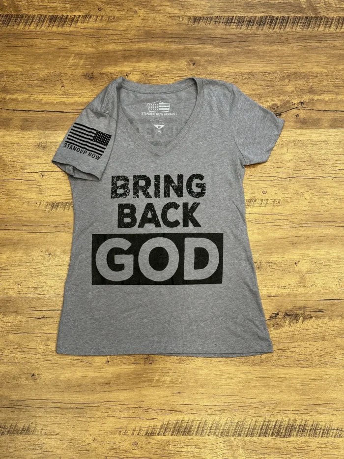 Bring Back God Womens V-Neck