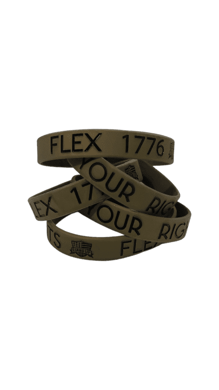 FLEX YOUR RIGHTS 1776 WRISTBAND
