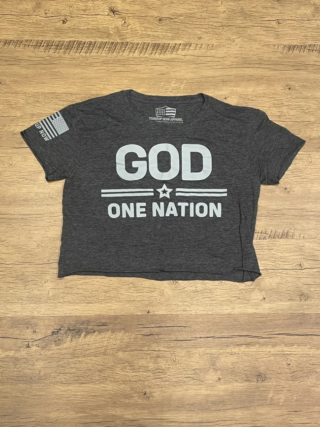 One Nation under GOD - Women's Crop Top