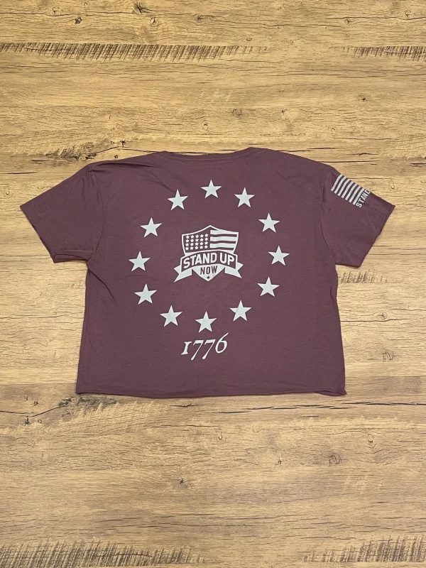 Freedom over Fear Womens Crop Top