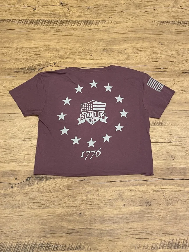 Freedom over Fear Womens Crop Top