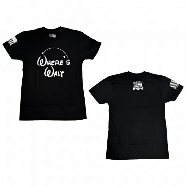 The perfect shirt for men to wear to Disney world. This Where's Walt shirt is a BOLD statement in the midst of the madness