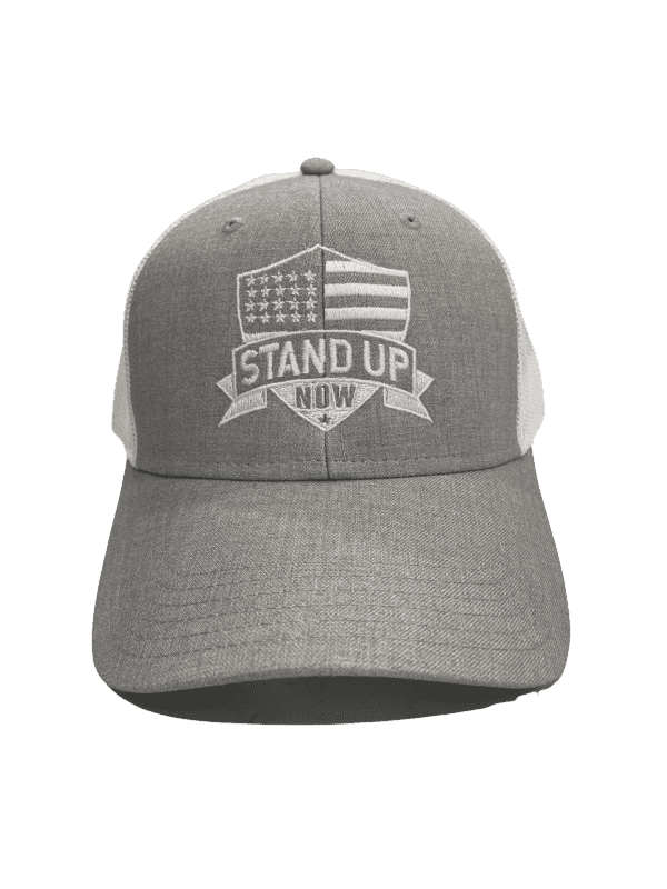Standup Now Shield Hat - Grey/White
