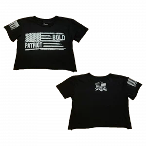 BOLD PATRIOT WOMENS CROP TOP