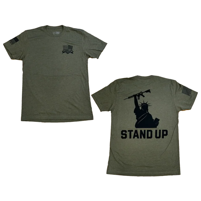 DEFEND THE 2ND AMENDMENT STAND UP T-SHIRT
