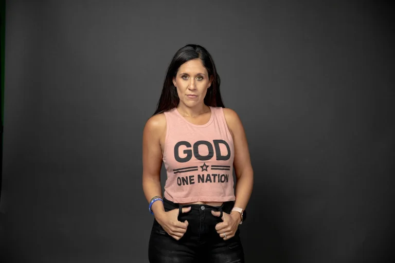 One Nation under God Women's Crop Tank