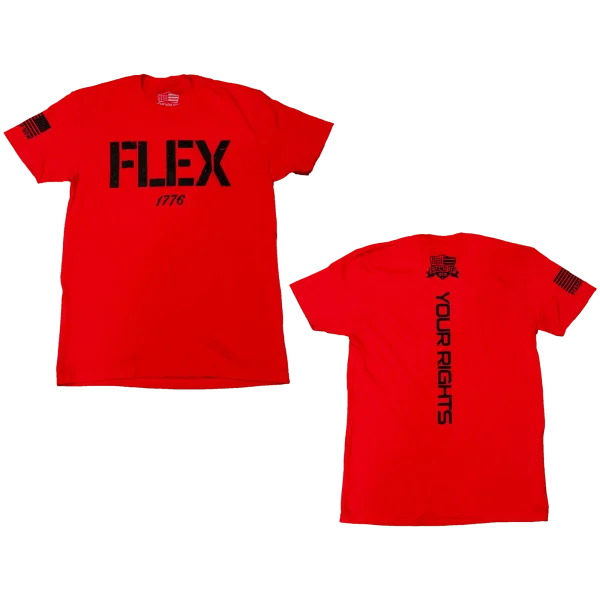 Be Bold in this mens Patriotic Shirt. Flex 1776 Your Rights and stand Up Now in this conservative tshirt
