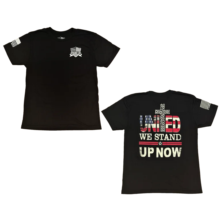 UNITED WE STAND PATRIOTIC CHRISTIAN SHIRT