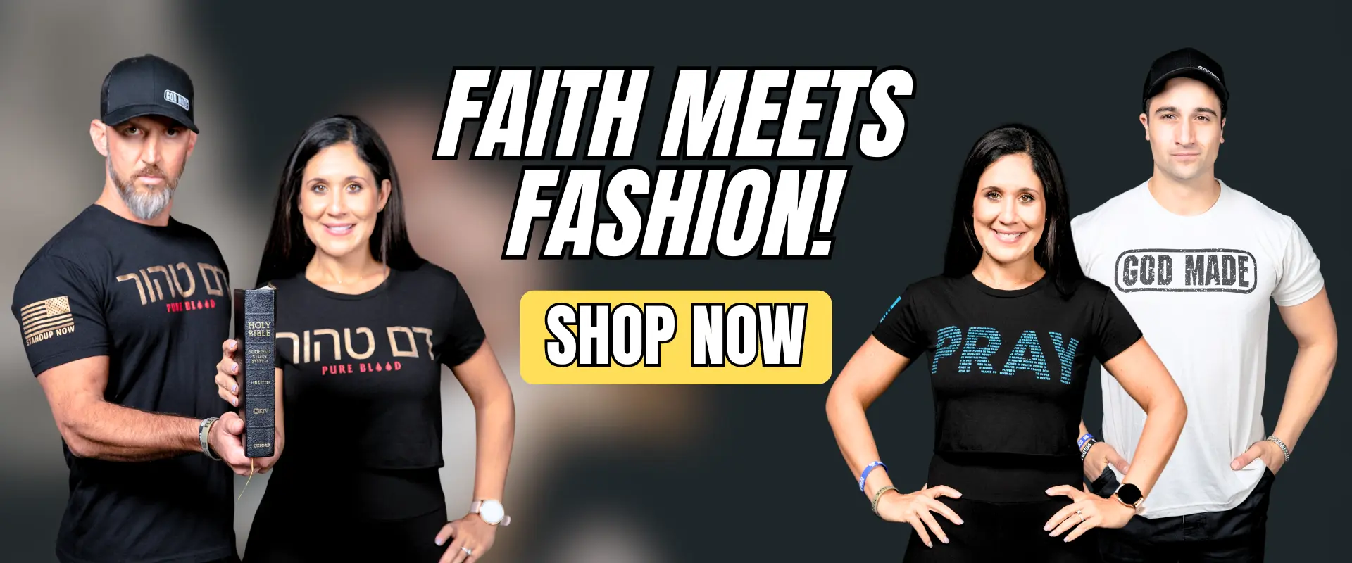 Faith meets Fasion Banner for God Gear