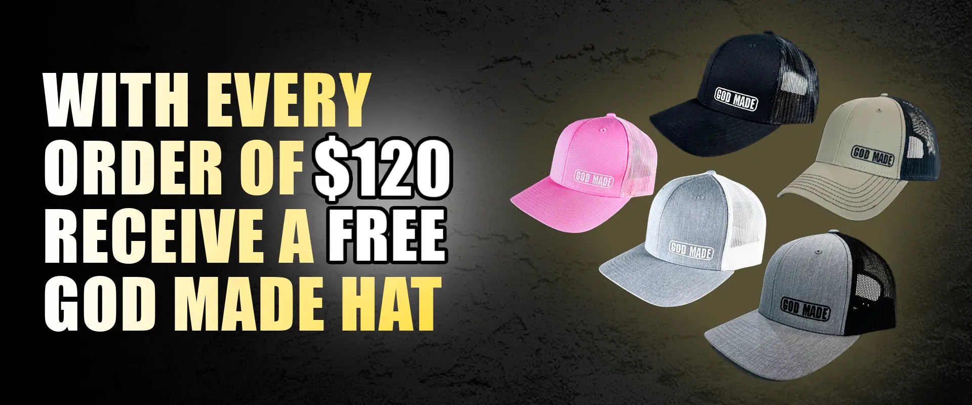 Banner for Christian Hat promo