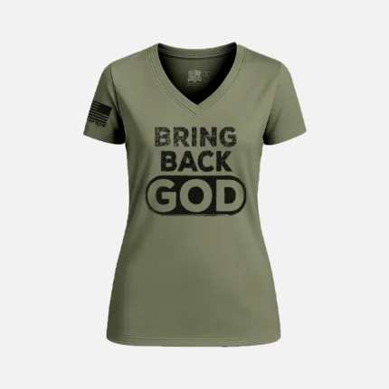 BRING BACK GOD WOMEN’S V-NECK
