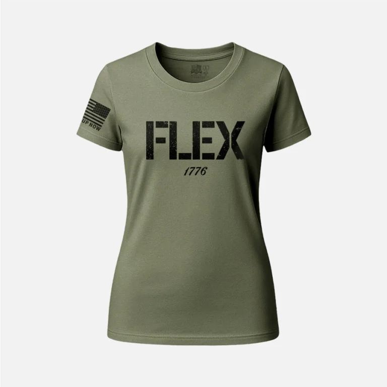 FLEX YOUR RIGHTS 1776 WOMEN’S CREW SHIRT