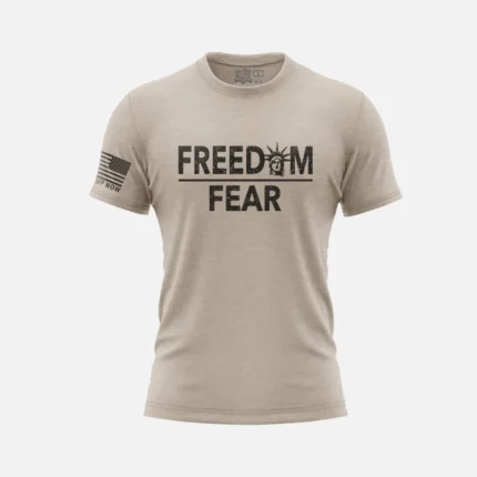 FREEDOM OVER FEAR T-SHIRT