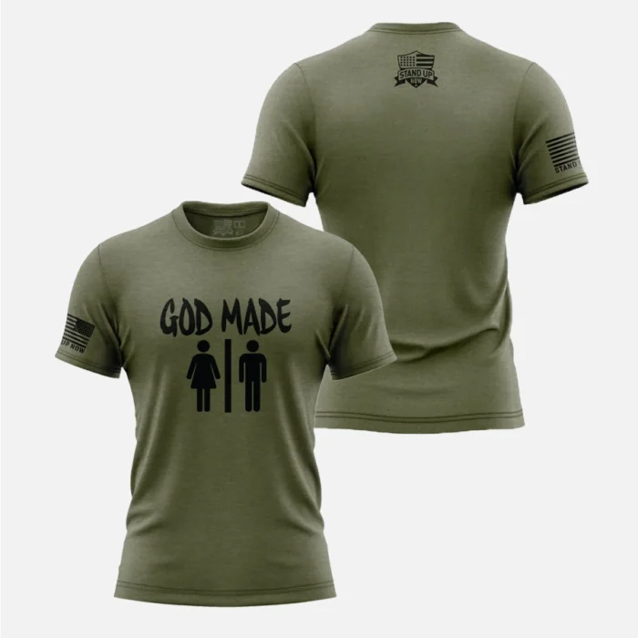 GOD MADE MAN & WOMAN SHIRT