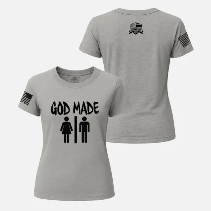 GOD MADE MAN & WOMAN – WOMEN’S SHIRT
