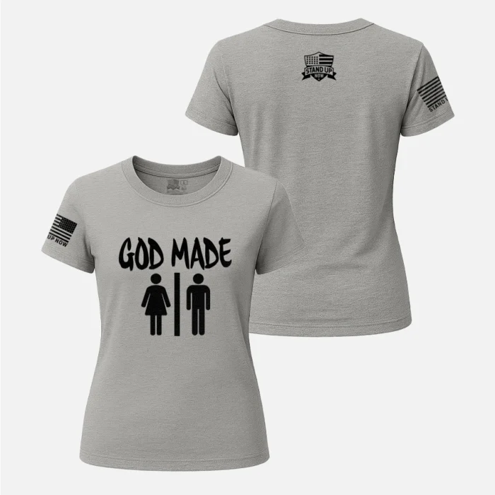 GOD MADE MAN & WOMAN – WOMEN’S SHIRT