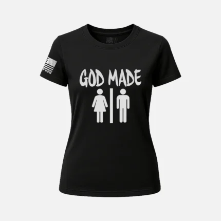 GOD MADE MAN & WOMAN – WOMEN’S SHIRT
