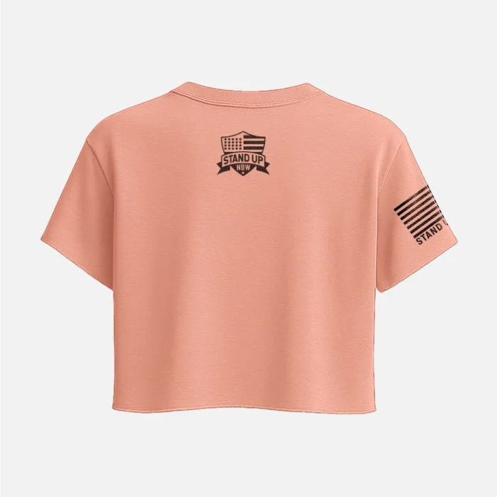 GOD MADE MAN & WOMAN - WOMEN'S CROP TOP