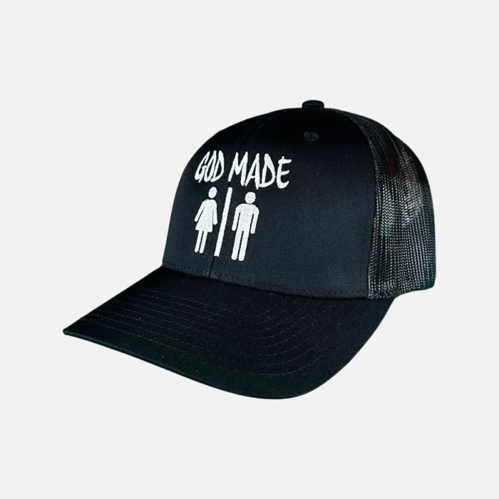 GOD MADE MAN & WOMAN SNAPBACK HAT