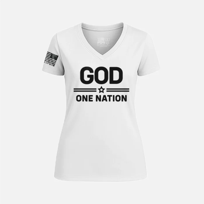 ONE NATION under GOD WOMEN’S V-NECK