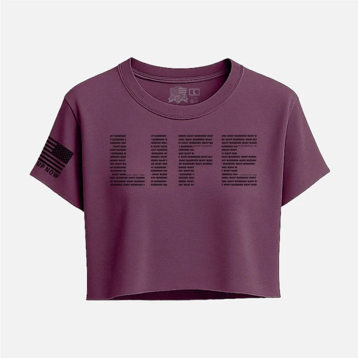 LIFE (MANY BLESSINGS) Women's Crop Top