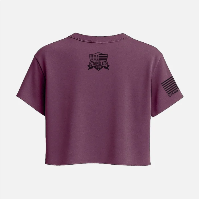 ONE NATION UNDER GOD CROP TOP