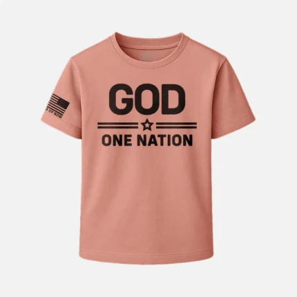 ONE NATION UNDER GOD KIDS SHIRT