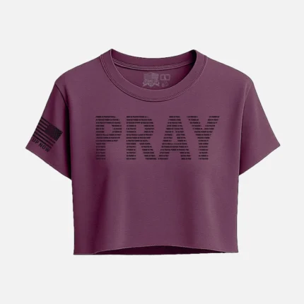 PRAY – POWER IN PRAYER CROP TOP