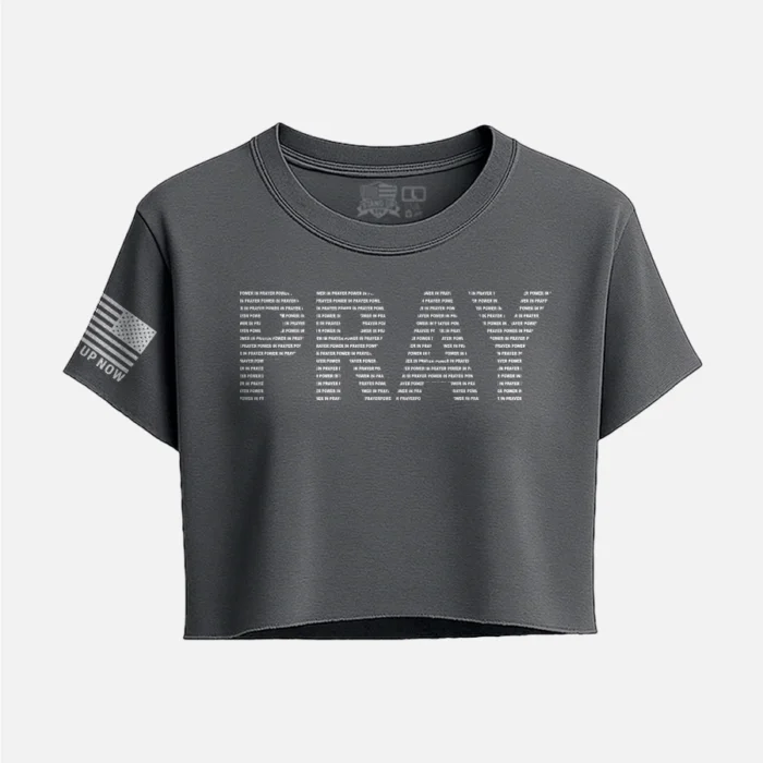 PRAY – POWER IN PRAYER CROP TOP