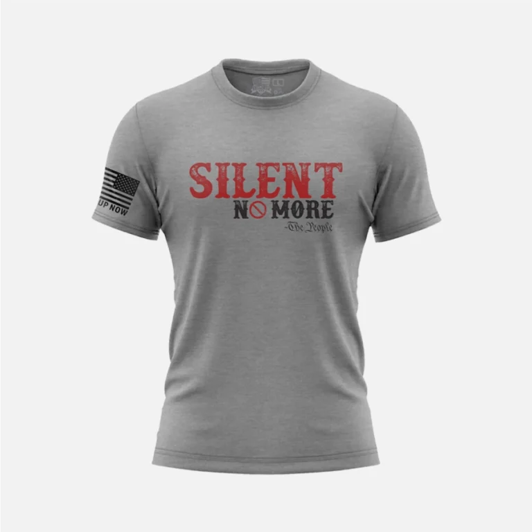 We can no longer remain Silent. Let your voice be heard in this conservative WE The People Patriotic Shirt