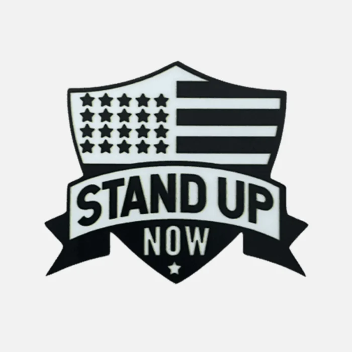 STAND UP NOW LOGO STICKER